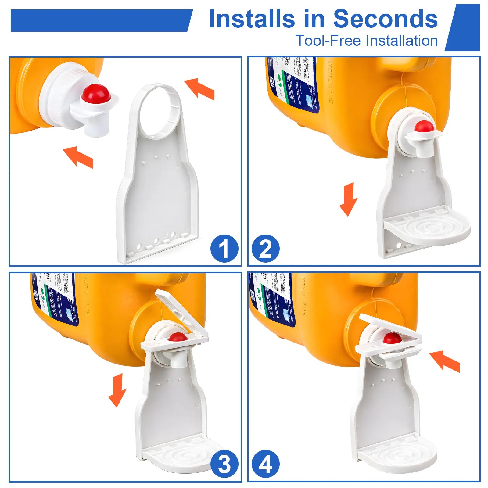 Laundry Detergent Dispenser with Enhanced Nozzle, Drip Tray, and Convenient Switch - Mess-Free Liquid Organizer for Laundry Rooms